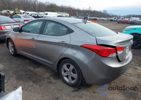 2012 Hyundai Elantra Gls (Ulsan Plant) from USA, damaged, VIN KMHDH4AE0CU446136